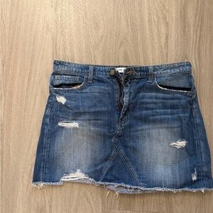 Flying Monkey Blue Mini Skirt Casual Night Out